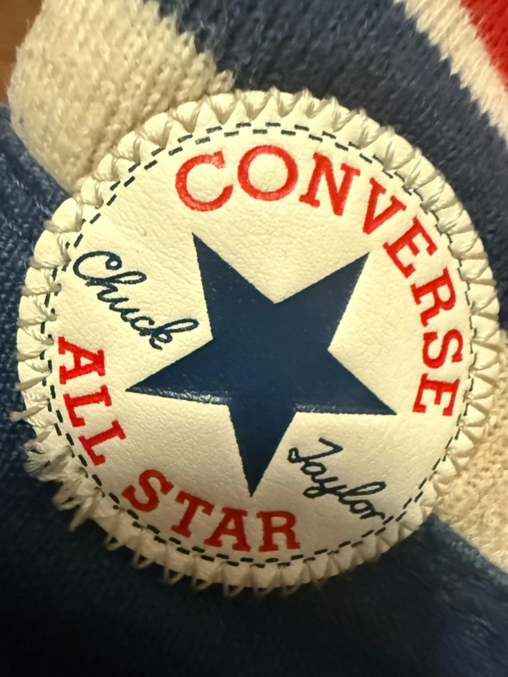 70s meets 80s Converse: Navy Tube Sock High-Tops Retro Athleisure W5.5 M3.5 Kids